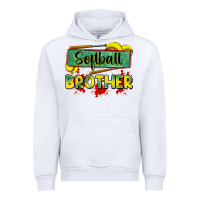 White softball brother Urban Hoodie - Zillion Design Studio