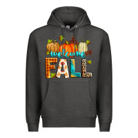 Charcoal Heather welcome fall Premium Hoodie - Zillion Design Studio