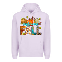 Lilac welcome fall Premium Hoodie - Zillion Design Studio