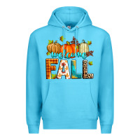 Ocean Blue welcome fall Premium Hoodie - Zillion Design Studio