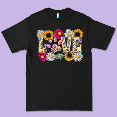 Love Dog Premium Tee Designed By Cowhidedigitalart