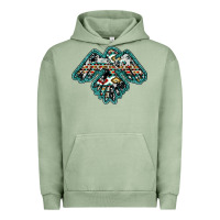 Pigment Oil Green western thunderbird Urban Hoodie - RanaPortraitStore
