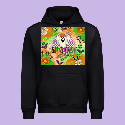 Spooky Season Urban Hoodie Designed By Texasbilliewilder