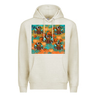 Oatmeal Heather thanksgiving turkey fall Premium Hoodie - RanaPortraitStore