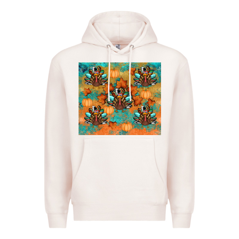 Thanksgiving Turkey Fall Premium Hoodie by RanaPortraitStore | Teevron