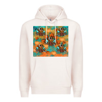 Pale Pink thanksgiving turkey fall Premium Hoodie - RanaPortraitStore