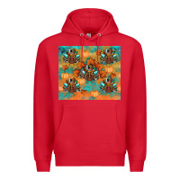 Red thanksgiving turkey fall Premium Hoodie - RanaPortraitStore