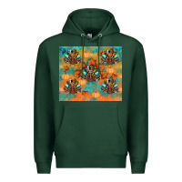 Sports Green thanksgiving turkey fall Premium Hoodie - RanaPortraitStore