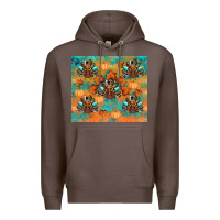 Coffee thanksgiving turkey fall Premium Hoodie - RanaPortraitStore