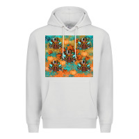 Dove Grey thanksgiving turkey fall Premium Hoodie - RanaPortraitStore