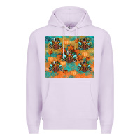 Lilac thanksgiving turkey fall Premium Hoodie - RanaPortraitStore