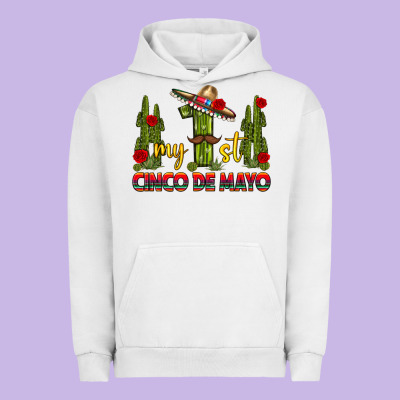 My 1st Cinco De Mayo Urban Hoodie Designed By Texasbilliewilder