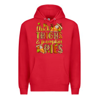 Red thick thighs and pumpkin pies Premium Hoodie - Zillion Design Studio