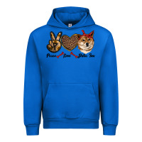 Cobalt peace love shiba inu Urban Hoodie - RanaPortraitStore