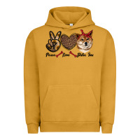 Pigment Peanut Butter peace love shiba inu Urban Hoodie - RanaPortraitStore