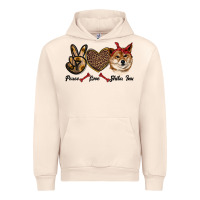 Sandshell peace love shiba inu Urban Hoodie - RanaPortraitStore