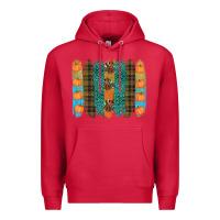 Cardinal thanksgiving brushstrokes Premium Hoodie - RanaPortraitStore