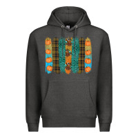 Charcoal Heather thanksgiving brushstrokes Premium Hoodie - RanaPortraitStore