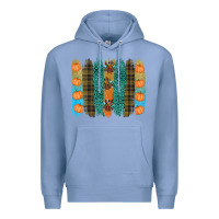 Colony Blue thanksgiving brushstrokes Premium Hoodie - RanaPortraitStore