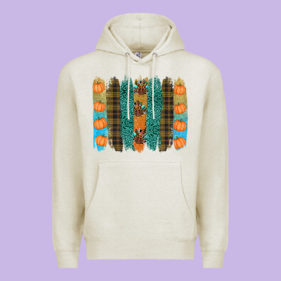 Thanksgiving Brushstrokes Premium Hoodie Designed By Ranaportraitstore