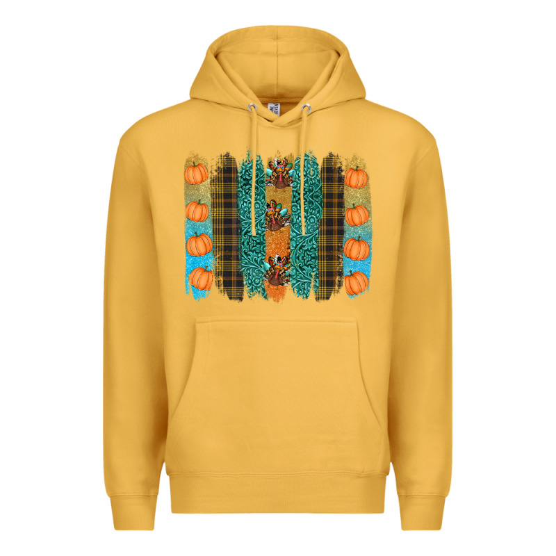 Thanksgiving Brushstrokes Premium Hoodie by RanaPortraitStore | Teevron