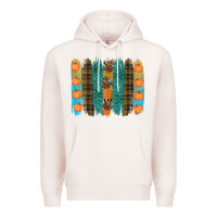 Pale Pink thanksgiving brushstrokes Premium Hoodie - RanaPortraitStore