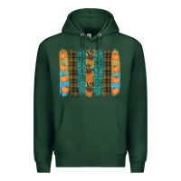 Sports Green thanksgiving brushstrokes Premium Hoodie - RanaPortraitStore