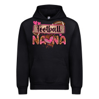 Black football nana with leopard Urban Hoodie - Zillion Design Studio