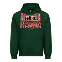 Forest Green football nana with leopard Urban Hoodie - Zillion Design Studio