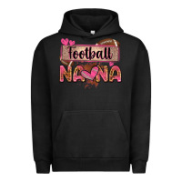 Pigment Black football nana with leopard Urban Hoodie - Zillion Design Studio