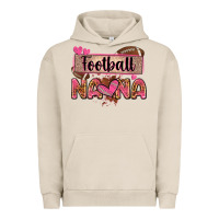 Pigment French Oak football nana with leopard Urban Hoodie - Zillion Design Studio