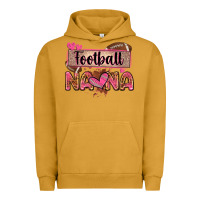 Pigment Peanut Butter football nana with leopard Urban Hoodie - Zillion Design Studio