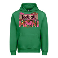 Emerald football mini with leopard Urban Hoodie - Zillion Design Studio