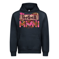 Navy football mini with leopard Urban Hoodie - Zillion Design Studio