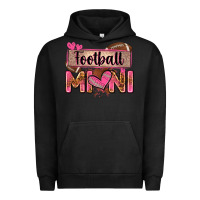 Pigment Black football mini with leopard Urban Hoodie - Zillion Design Studio
