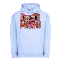 Pigment Grape Ice football mini with leopard Urban Hoodie - Zillion Design Studio