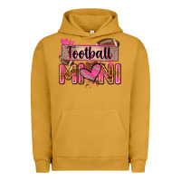 Pigment Peanut Butter football mini with leopard Urban Hoodie - Zillion Design Studio