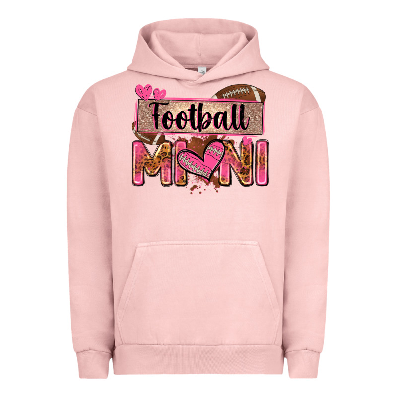 Football Mini With Leopard Urban Hoodie by Zillion Design Studio | Teevron