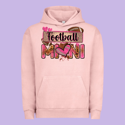 Football Mini With Leopard Urban Hoodie Designed By Zillion Design Studio