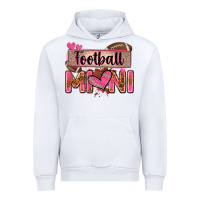 White football mini with leopard Urban Hoodie - Zillion Design Studio