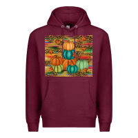 Burgundy pumpkin Premium Hoodie - RanaPortraitStore
