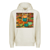 Oatmeal Heather pumpkin Premium Hoodie - RanaPortraitStore