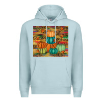 Blue Mist pumpkin Premium Hoodie - RanaPortraitStore