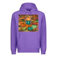Purple pumpkin Premium Hoodie - RanaPortraitStore