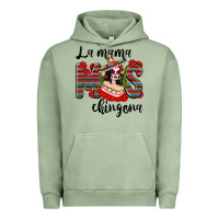Pigment Oil Green la mama mos chingona Urban Hoodie - texasbilliewilder