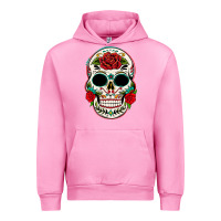 Fuchsia Pink mexican day of the dead Urban Hoodie - texasbilliewilder