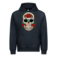 Navy mexican day of the dead Urban Hoodie - texasbilliewilder