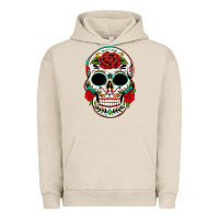Pigment French Oak mexican day of the dead Urban Hoodie - texasbilliewilder