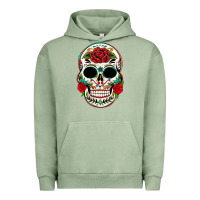 Pigment Oil Green mexican day of the dead Urban Hoodie - texasbilliewilder