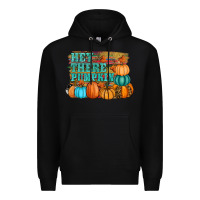 Black hey there pumpkin Premium Hoodie - RanaPortraitStore